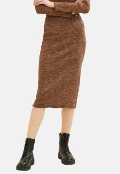 TOM TAILOR Denim Kokerrok - Space Dye Melange