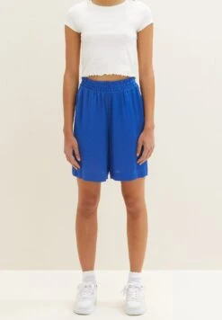 TOM TAILOR Denim Mit Elastischem Bund - Shorts - Shiny Royal Blue -Tom Tailor 00fd7185154c4393ae5ede2df344c8a1
