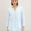 Tom Tailor Striped - Blouse - Dreamy Blue Offwhite Stripe