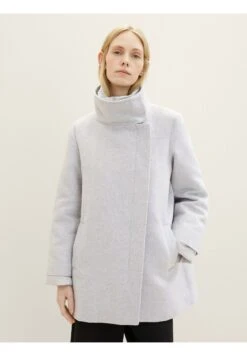 Tom Tailor Mit Stehkragen - Mantel - Soft Light Grey Melange -Tom Tailor 01717cdc84aa4d0eafd78bfae7971257