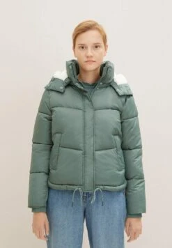 TOM TAILOR Denim Mit Abnehmbarer Kapuze  - Winterjas - Green Dust