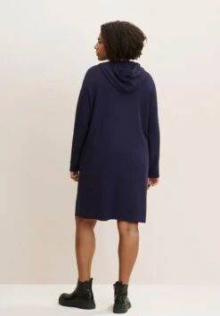 Tom Tailor Mit Kapuze - Jerseyjurk - Navy Midnight Blue -Tom Tailor 037bcbbd2c0c4a39a3c04d3c8dd27a71