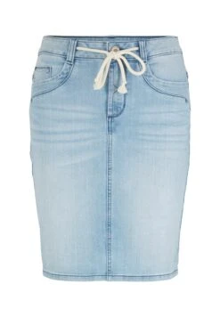 Tom Tailor Mit Kordelzug - Jeansrok - Light Stone Blue Denim -Tom Tailor 03c917e7d8d24339b501d4f2aeadcc1b