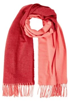 Tom Tailor Mit Fransen - Sjaal - Smooth Papaya Red -Tom Tailor 0471a26fd992453298006bbe64fbbb90