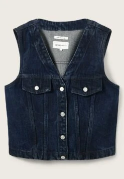 TOM TAILOR Denim Bodywarmer - Clean Dark Stone Blue Denim 16 TOM TAILOR Denim Bodywarmer - Clean Dark Stone Blue Denim -Tom Tailor 04742778451c48e5ac1e0fb90f0c2a88
