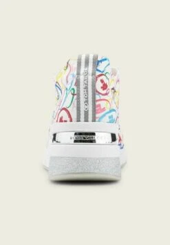 Tom Tailor Licence Mit Keilabsatz - Sneakers Laag - White/Multi -Tom Tailor 0532f32bdd1b4fe2977cba7e8450407d