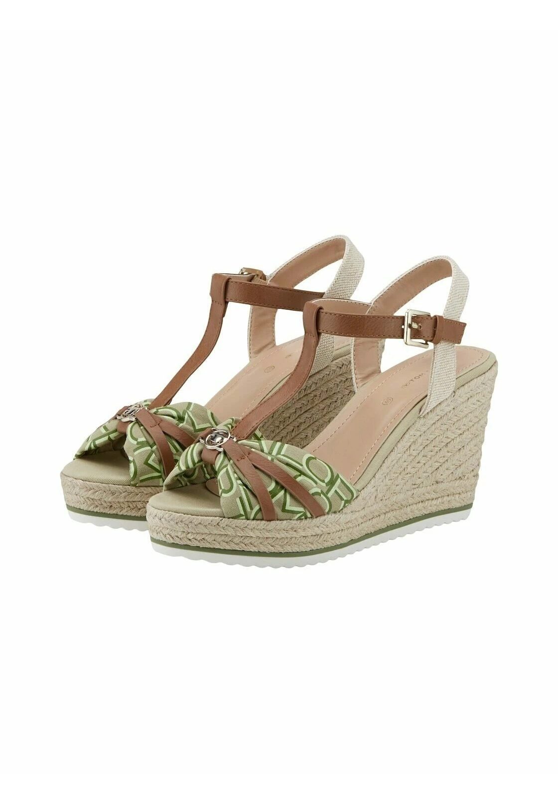 Tom Tailor Sandalen Met Hoge Hak - Khaki 1 Tom Tailor Sandalen Met Hoge Hak - Khaki