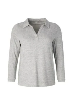 Tom Tailor Longsleeve - Concrete Grey Melange -Tom Tailor 05b22d25d667431fa6e22934ca358a6a