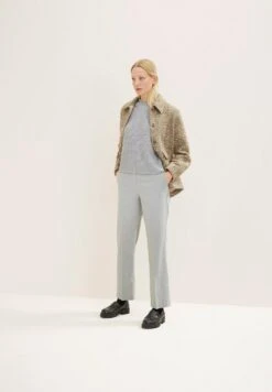 Tom Tailor Klassische Bundfalten - Chino - Concrete Grey Melange -Tom Tailor 06551ccf1fa3438592fc236f3ec0d59e