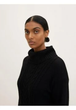 Tom Tailor In Midilänge - Gebreide Jurk - Deep Black -Tom Tailor 066e152f562c4a42b05342afb11d62a5