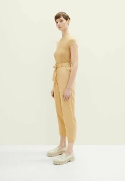 TOM TAILOR Denim Tapered Relaxed - Broek - Brown Rice 8 TOM TAILOR Denim Tapered Relaxed - Broek - Brown Rice -Tom Tailor 06b36ad6a0344164801e71bf39f7cc81