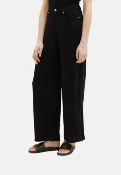 TOM TAILOR Denim Palazzo- Broek - Deep Black