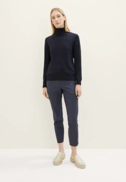 Tom Tailor Mia Slim Mit Seitenschlitz - Chino - Sky Captain Blue -Tom Tailor 07e6e4159e3a459bbaf71147f61183e5