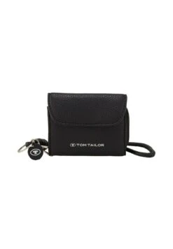 Tom Tailor Hanny Mit Dekorativem Abnehmbaren Schlüsselan - Portemonnee - Schwarz Black