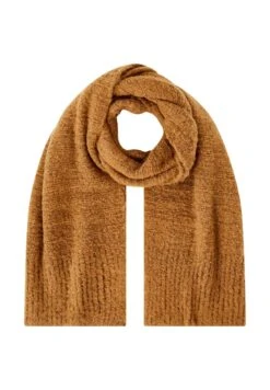 Tom Tailor Accessoire Aus Strukturiertem Boucle - Sjaal - Soft Light Camel Melange