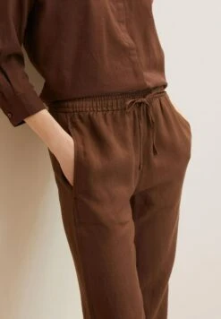 Tom Tailor Loose Fit - Broek - Chocolate Brown -Tom Tailor 0cae9ed386d04c3b8e19fd3551da1c39