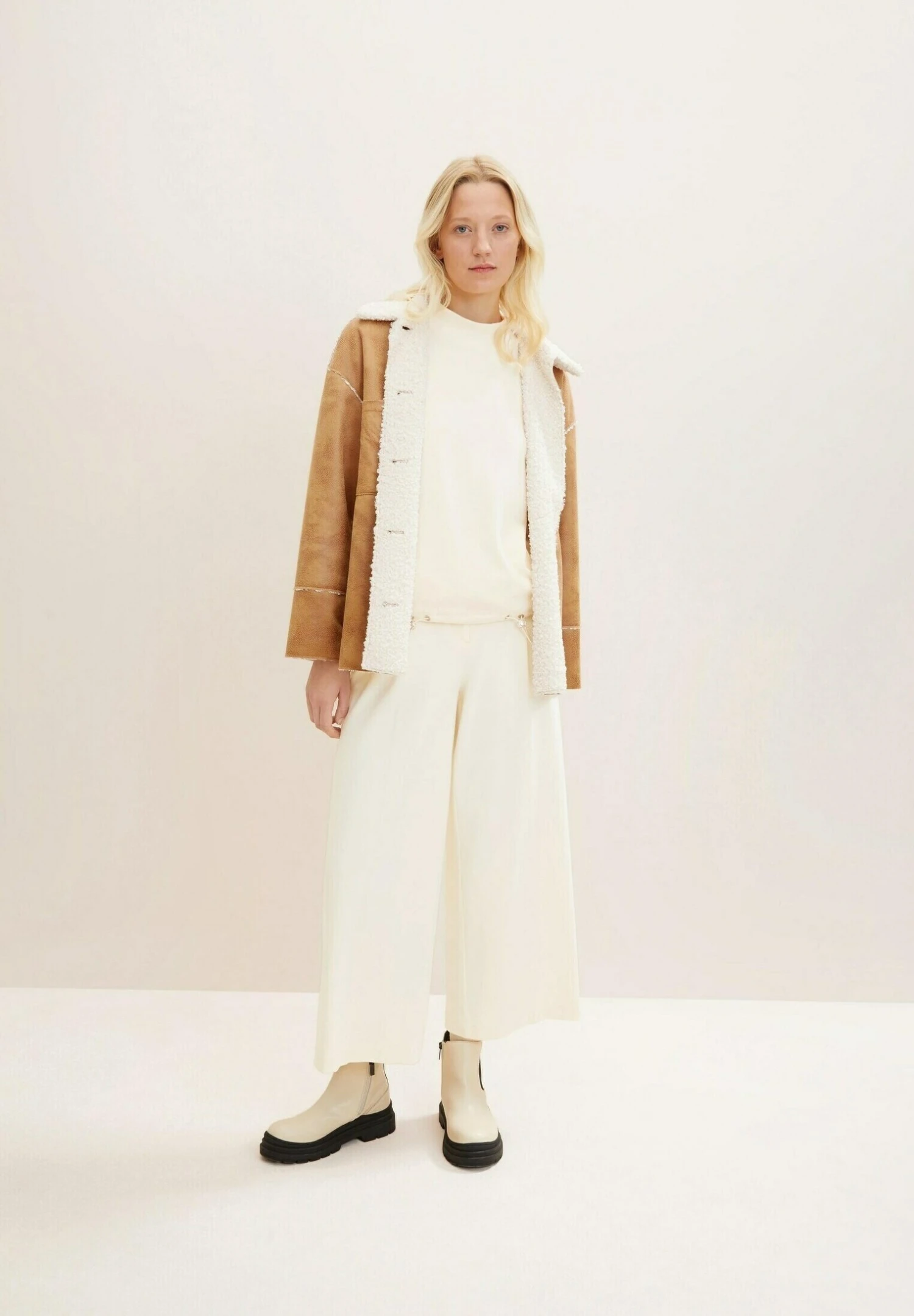 Tom Tailor Sweater - Soft Buttercream 2 Tom Tailor Sweater - Soft Buttercream - Afbeelding 2