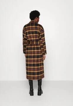 TOM TAILOR Denim Loose Belted Coat - Mantel - Brown -Tom Tailor 0e50c4a20ac443ff9ebeca5f723c098b