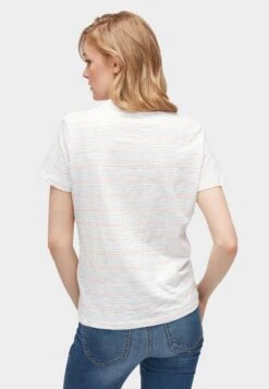 TOM TAILOR Denim Gestreiftes - T-Shirt Print - Light Blue -Tom Tailor 0ecdcf738f7a47009fb10d659b18afab