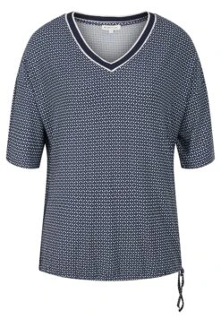 Tom Tailor Gemustertes - T-Shirt Print - Navy Geometrical Design -Tom Tailor 0fd63a5495734c75859c00fc914e0e09