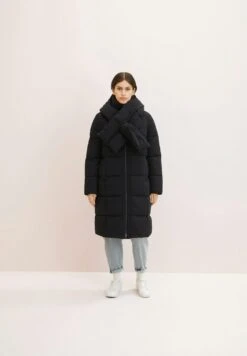 Tom Tailor Mit Abnehmbarem Schal - Winterjas - Deep Black