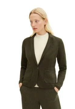 Tom Tailor Blazer - Tarmac Khaki Melange