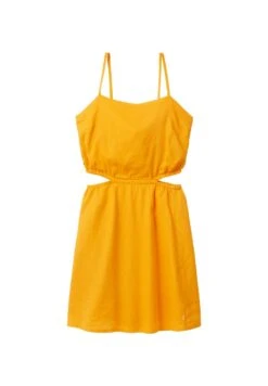 TOM TAILOR Denim Mini Mit Cut-Outs - Jurk - Bright Mango Orange -Tom Tailor 10d5d0b9edda4f1a960cae8c34aeb738