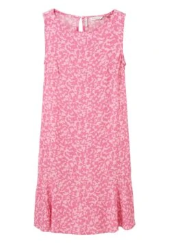 Tom Tailor Volant - Jurk - Pink Geo Design -Tom Tailor 114cd29aed724ae69aab80adf7f88ada