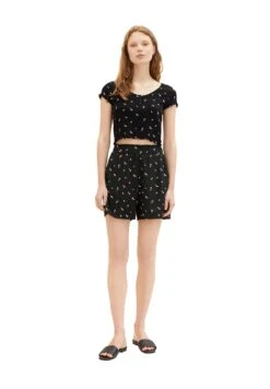 Tom Tailor Shorts - Schwarz