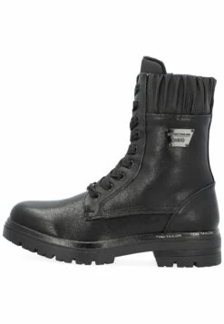 Tom Tailor Schnür- Veterboots - Schwarz
