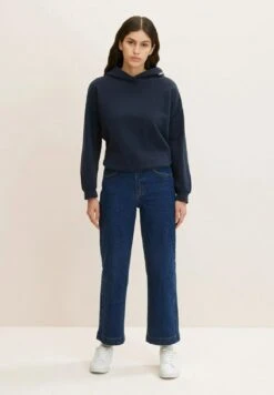 Tom Tailor Straight Leg Jeans - Clean Mid Stone Blue Denim