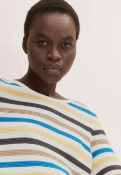 Tom Tailor New - Trui - Blue Multicolor Stripe -Tom Tailor 175ff104dcd24fa3b4e2d8cddd348946