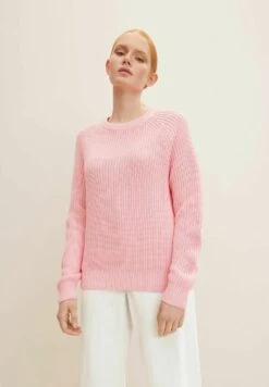 TOM TAILOR Denim Crew Neck - Trui - Soft Pink
