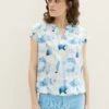 Tom Tailor Blouse - Blue Shapes Design