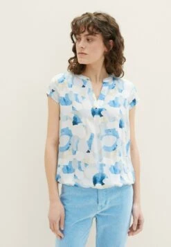 Tom Tailor Blouse - Blue Shapes Design