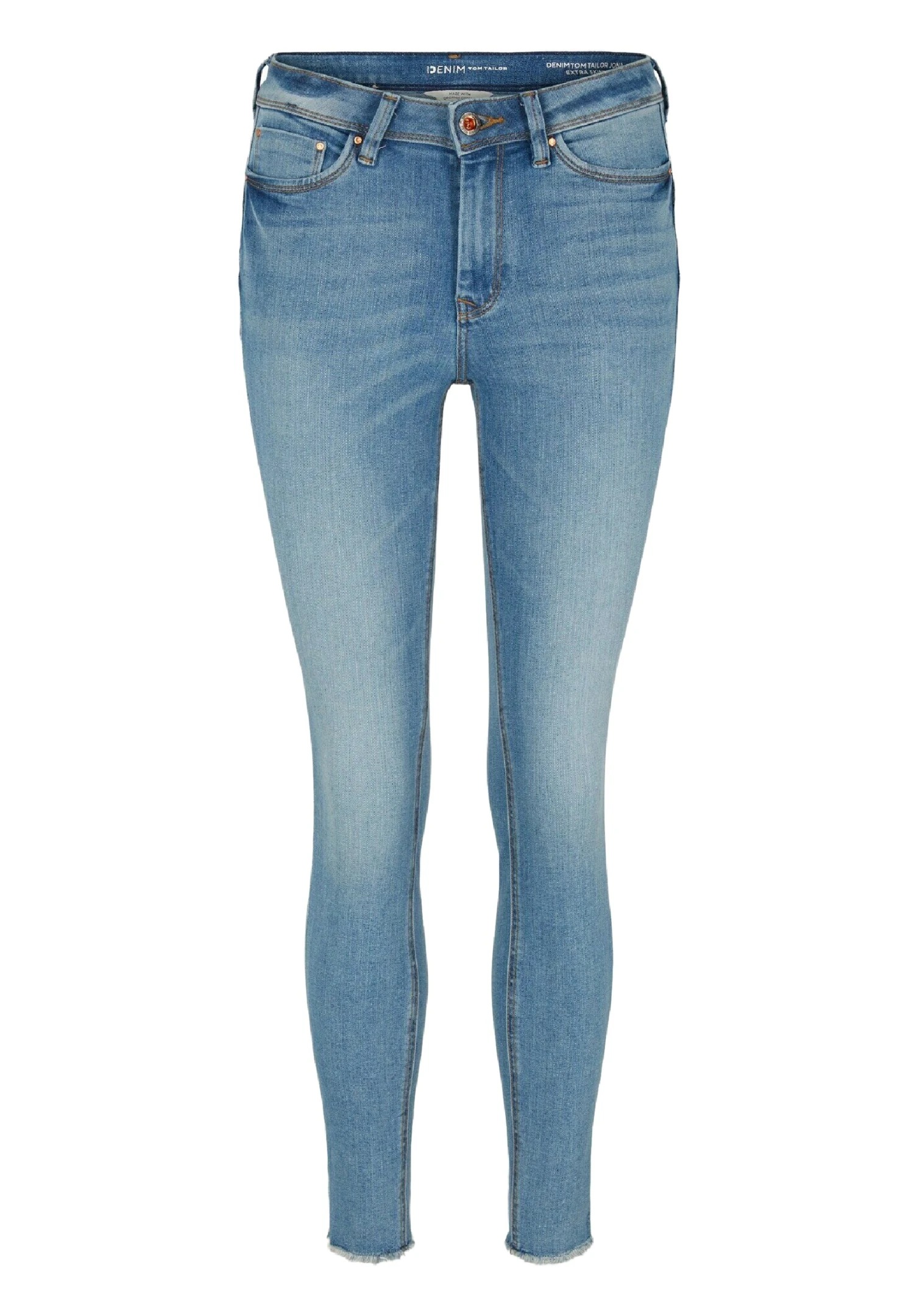 TOM TAILOR Denim Jona - Jeans Skinny Fit - Used Light Stone Blue Denim 6 TOM TAILOR Denim Jona - Jeans Skinny Fit - Used Light Stone Blue Denim - Afbeelding 6