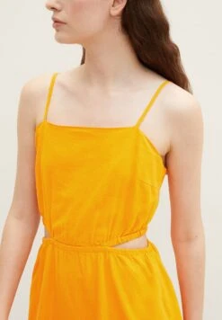 TOM TAILOR Denim Mini Mit Cut-Outs - Jurk - Bright Mango Orange -Tom Tailor 190d8e62dbe24d0d9135226b0c95635d