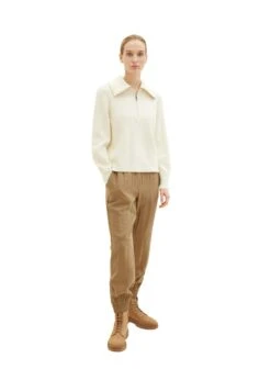 Tom Tailor Trainingsbroek - Splashed Clay Beige -Tom Tailor 19f3d2d3602a461fbdcd4bfe166bf967