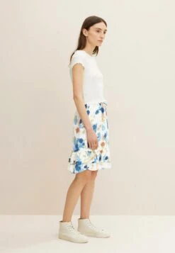 Tom Tailor Mit Volantsâ  - A-Lijn Rok - Colorful Watercolor Design -Tom Tailor 1a629f8916944ebb8777df314af7d4ce
