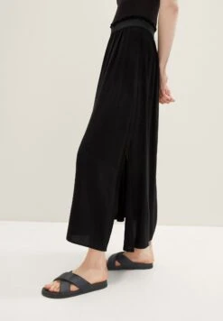 TOM TAILOR Denim Mit Seitenschlitz - Maxirok - Deep Black -Tom Tailor 1abeec3205ee4eb79b83084c913eb828