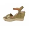 Tom Tailor Sandalen Met Sleehak - Khaki