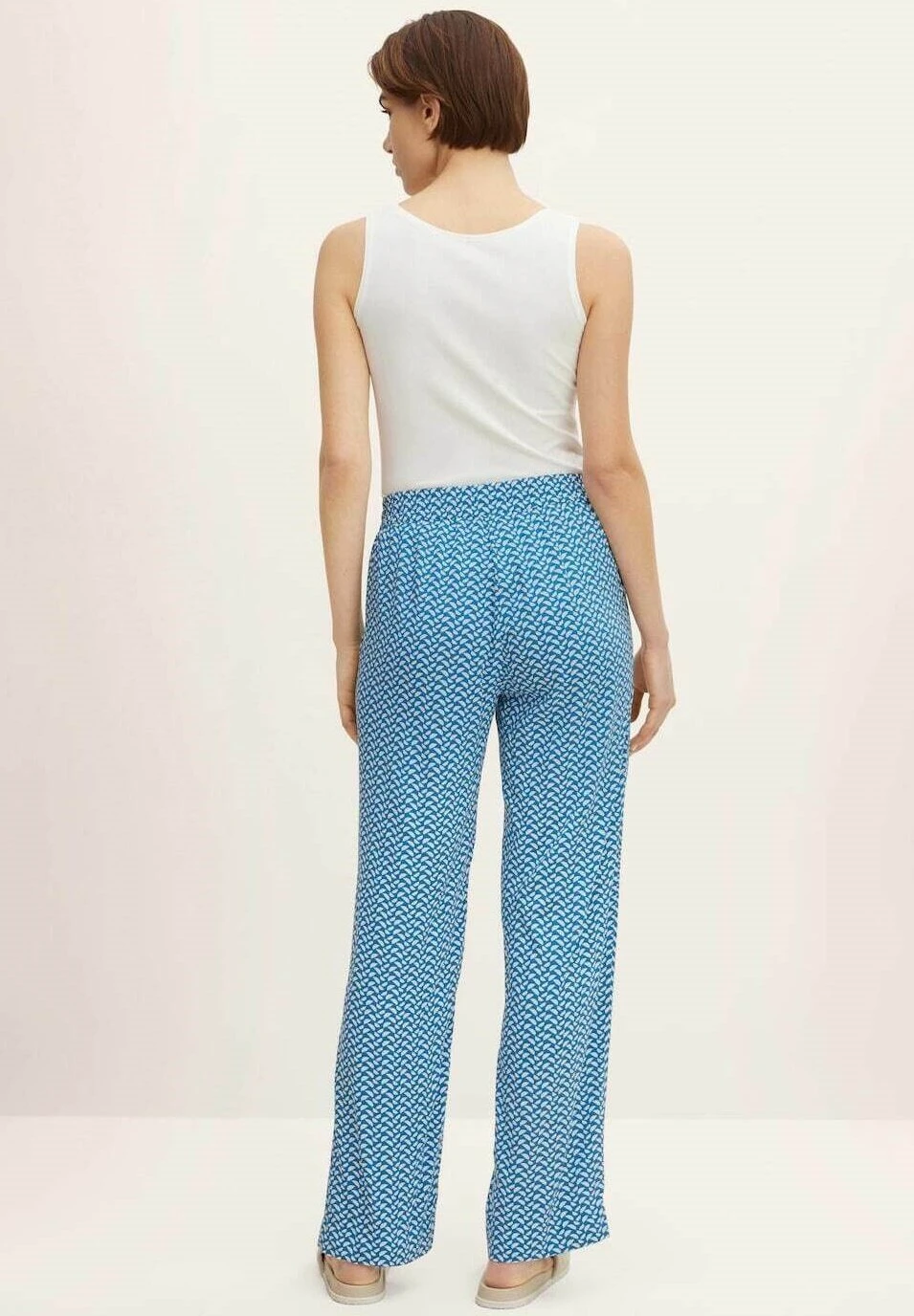 Tom Tailor Gemusterte Stoff - Pyjamabroek - Blue Minimal Design 3 Tom Tailor Gemusterte Stoff - Pyjamabroek - Blue Minimal Design - Afbeelding 3