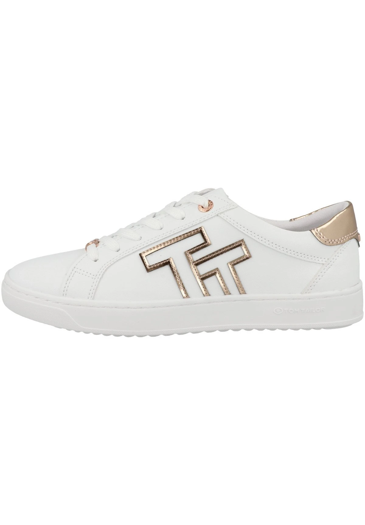 Tom Tailor Sneakers Laag - White-Rose-Gold 1 Tom Tailor Sneakers Laag - White-Rose-Gold