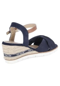 Tom Tailor Sandalen Met Sleehak - Blau -Tom Tailor 1e91e43d1cce40b48bc12940b8ed1c33