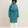 Tom Tailor Mit Abnehmbarem Schal - Winterjas - Pastel Teal