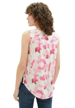 Tom Tailor Gemusterte - Blouse - Pink Shapes Design -Tom Tailor 1fea5d382f2142299e914280fce6b805