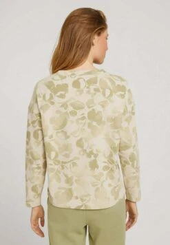 Tom Tailor Sweater - Green Floral Design -Tom Tailor 2175713ea9bd4e67b06aaecc4659b423