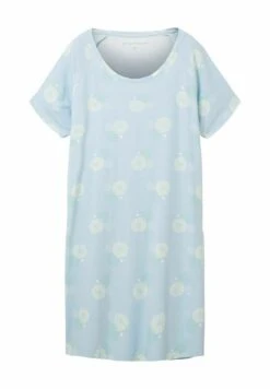 Tom Tailor Bodywear Gemustertes - Nachtjapon - Blue Medium Allover -Tom Tailor 2271fb0b59cf47afa8e95d3092fbb7ea