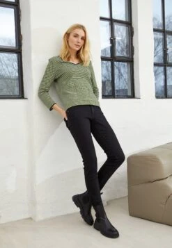 Tom Tailor Longsleeve - Green/Navy -Tom Tailor 22983a66ff5d4c2caf8a021aba73d20c