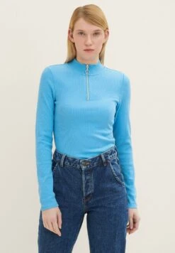 TOM TAILOR Denim Troyer- Trui - Rainy Sky Blue